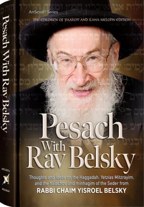 Cover of Pesach with Rav Belsky