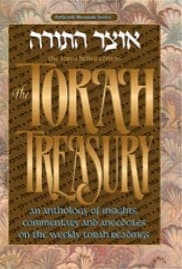 Cover of The Torah Treasury - Deluxe Gift Edition