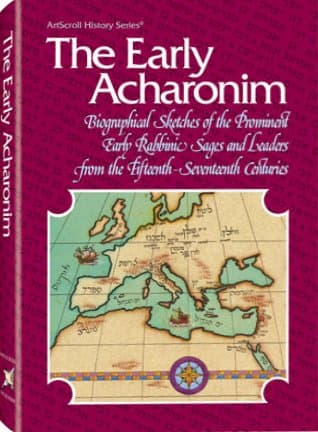Cover of The Early Acharonim