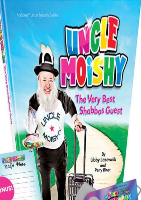 Cover of Uncle Moishy Book + USB + FREE Mitzvah Note Pad!