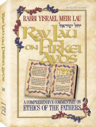 Cover of Rav Lau on Pirkei Avot