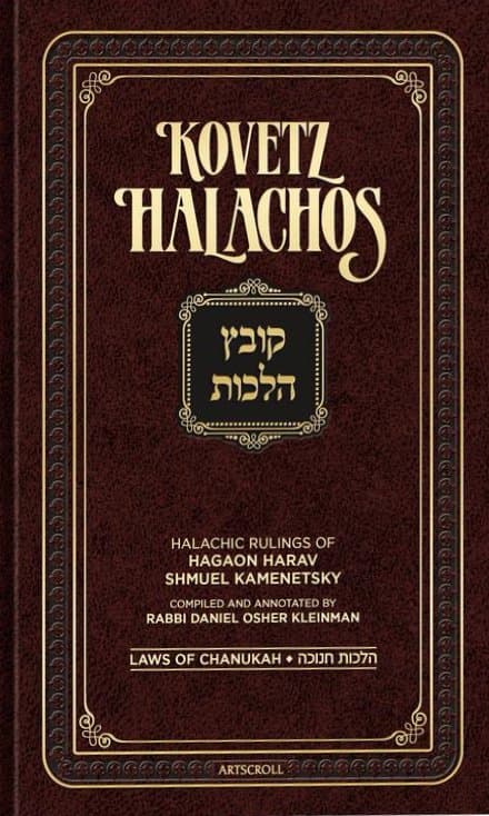 Cover of Kovetz Halachos - Laws of Chanukah