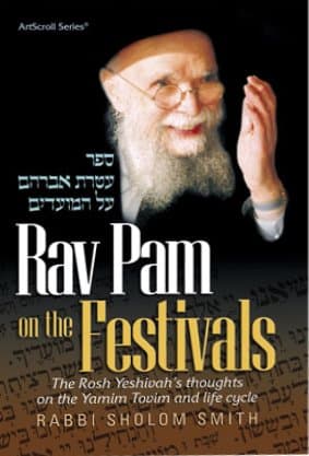 Cover of Rav Pam on the Festivals
