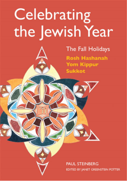 Cover of Celebrating the Jewish Year: The Fall Holidays