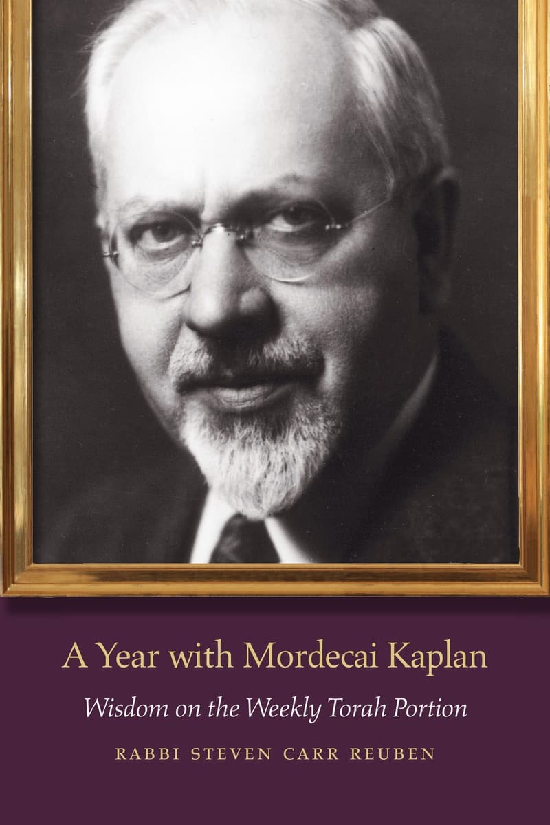 Cover of A Year with Mordecai Kaplan