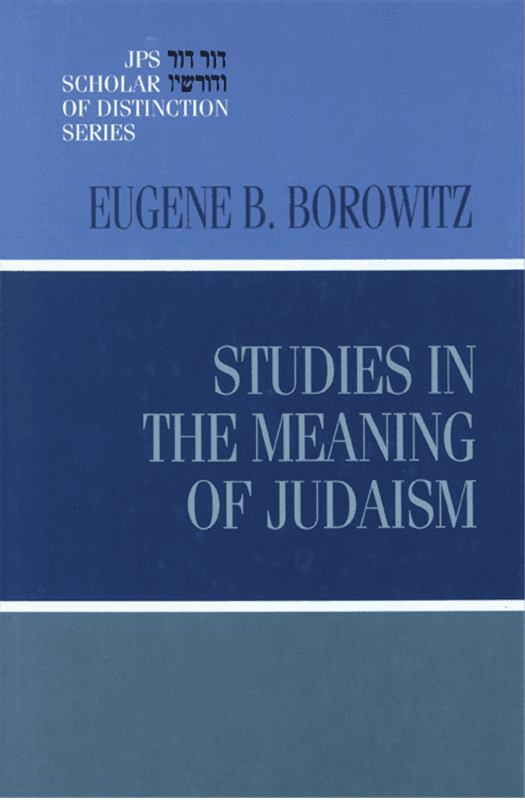 Cover of Studies in the Meaning of Judaism