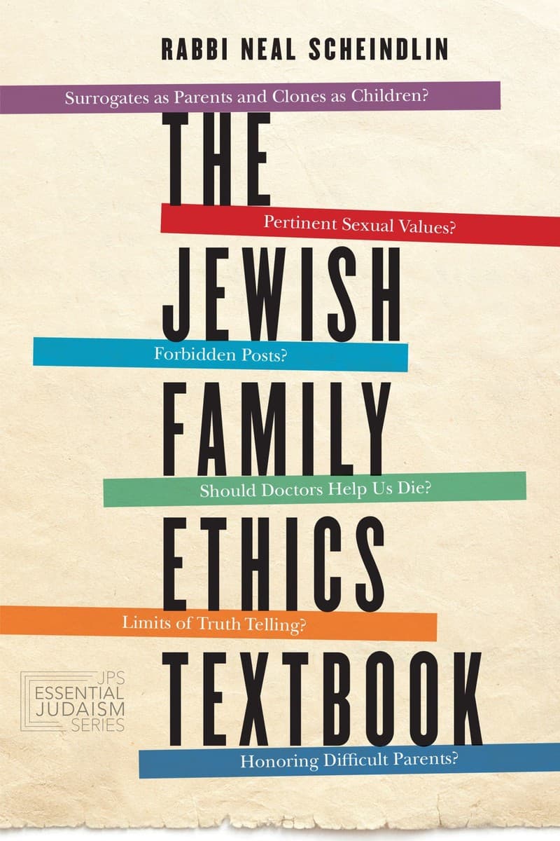 Cover of The Jewish Family Ethics Textbook
