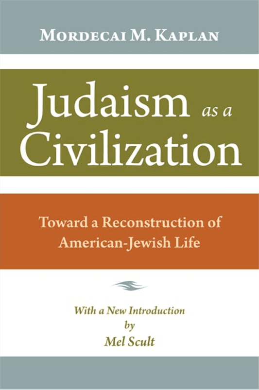 Cover of Judaism as a Civilization