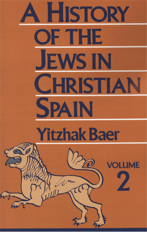 Cover of A History of the Jews in Christian Spain, Volume 2