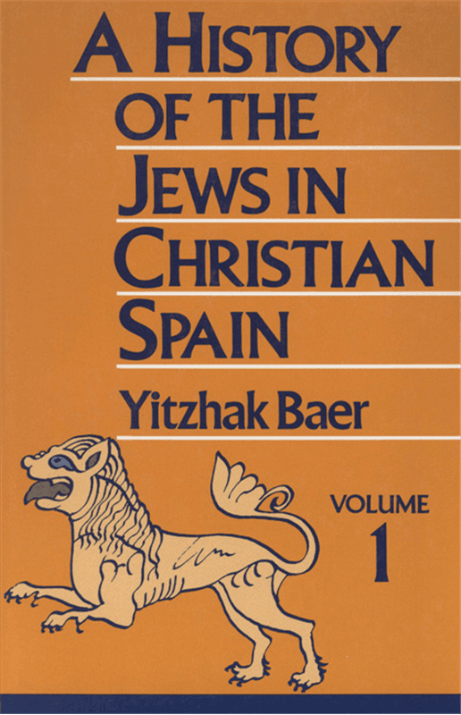 Cover of A History of the Jews in Christian Spain, Volume 1
